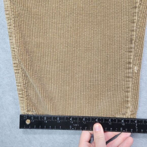 American Eagle Dungarees‎ Men's 33x30 Corduroy Pants Beige AE Read - Picture 2 of 11
